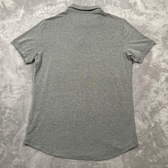 Cuts Clothing Polo Shirt Mens Medium Curve Hem Performance Technical Stretch - Picture 2 of 7